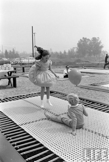 Trampolining, 1960 ~ vintage everyday