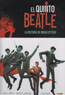 El Quinto Beatle - La historia de Brian Epstein de Vivek J. Tiwary, A. C. Robinson y K. Baker, editado por Panini Comics