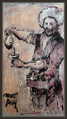 CAFE-TURCO-COLECCION-SOBRES-AZUCAR-PINTURAS-PINTOR-ERNEST DESCALS-