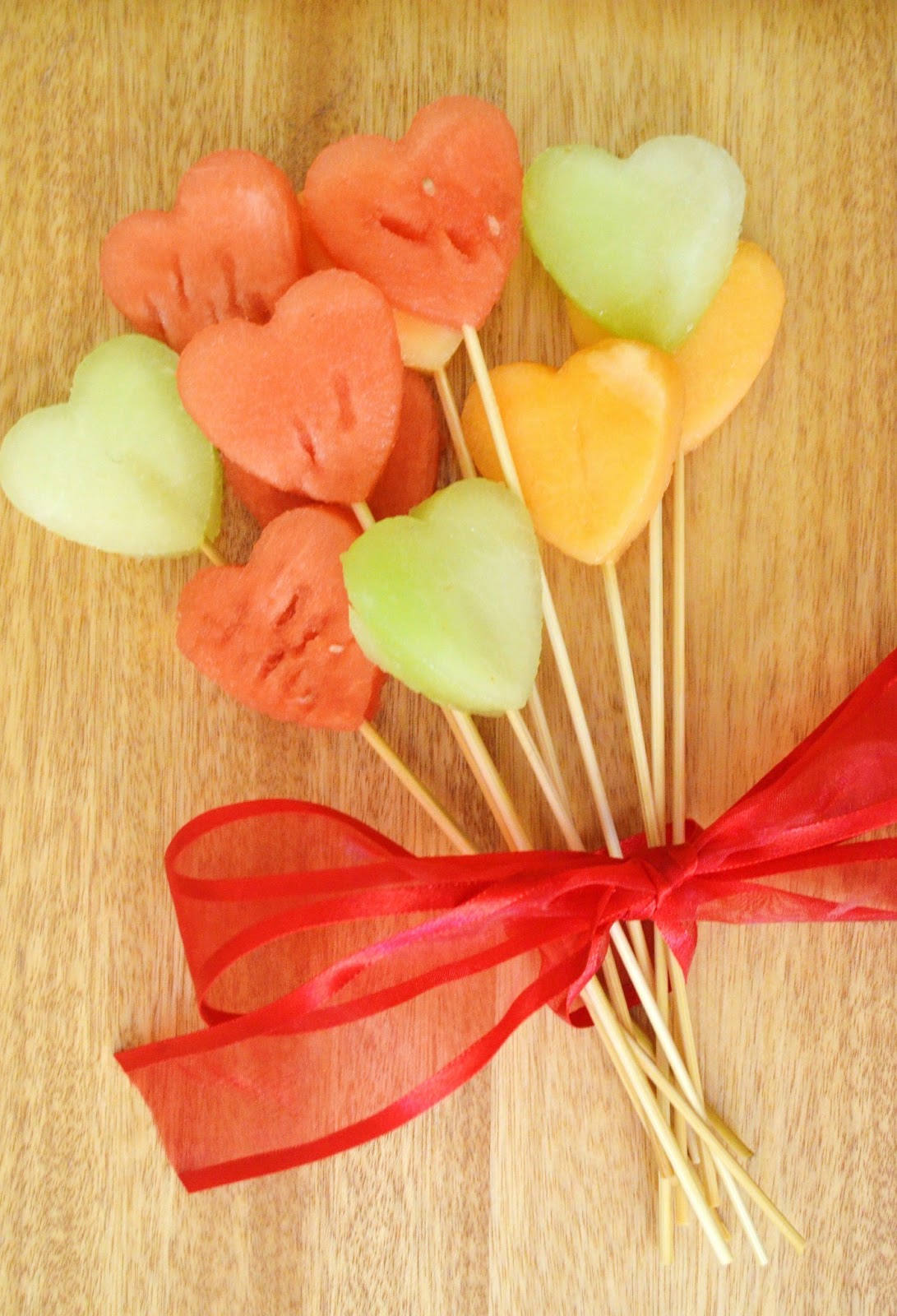Gormandize: Love Heart Melon Bouquet for Valentine's Day