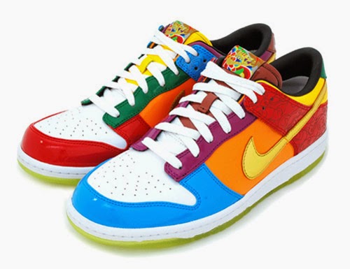 colorful dunks