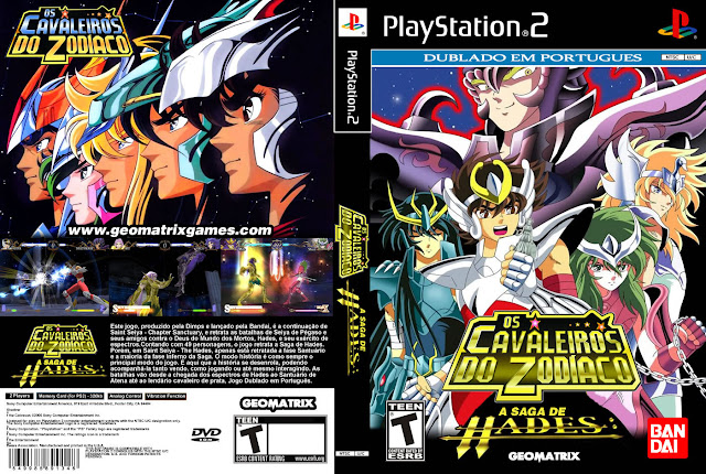 1) PSX Downloads • Saint Seiya: The Hades - Dublado e Legendado v1.2 :  JOGOS EM PORTUGUÊS BR E DUBLADOS de Playstation 2 - PS2