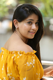 Chandni Bhagwanani Pictures in Yellow Dress