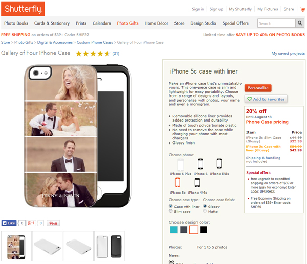 dotted with dots Shutterfly iPhone 5c Case