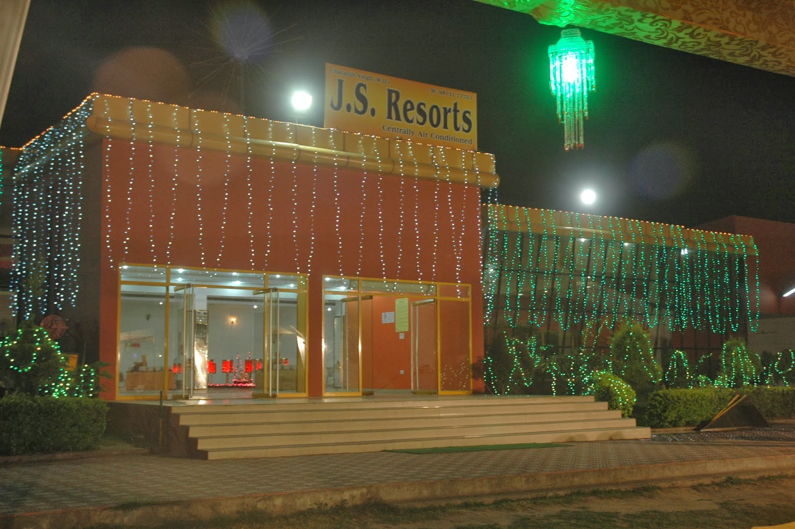 yashlight&sound: J.S. Resorts Palace Light Decoration by yash Light ...