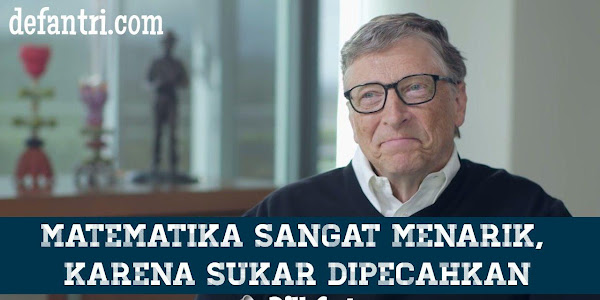 Sebelum Jadi Miliarder, Ternyata Cita-cita Asli Bill Gates Adalah
Pengajar Matematika
