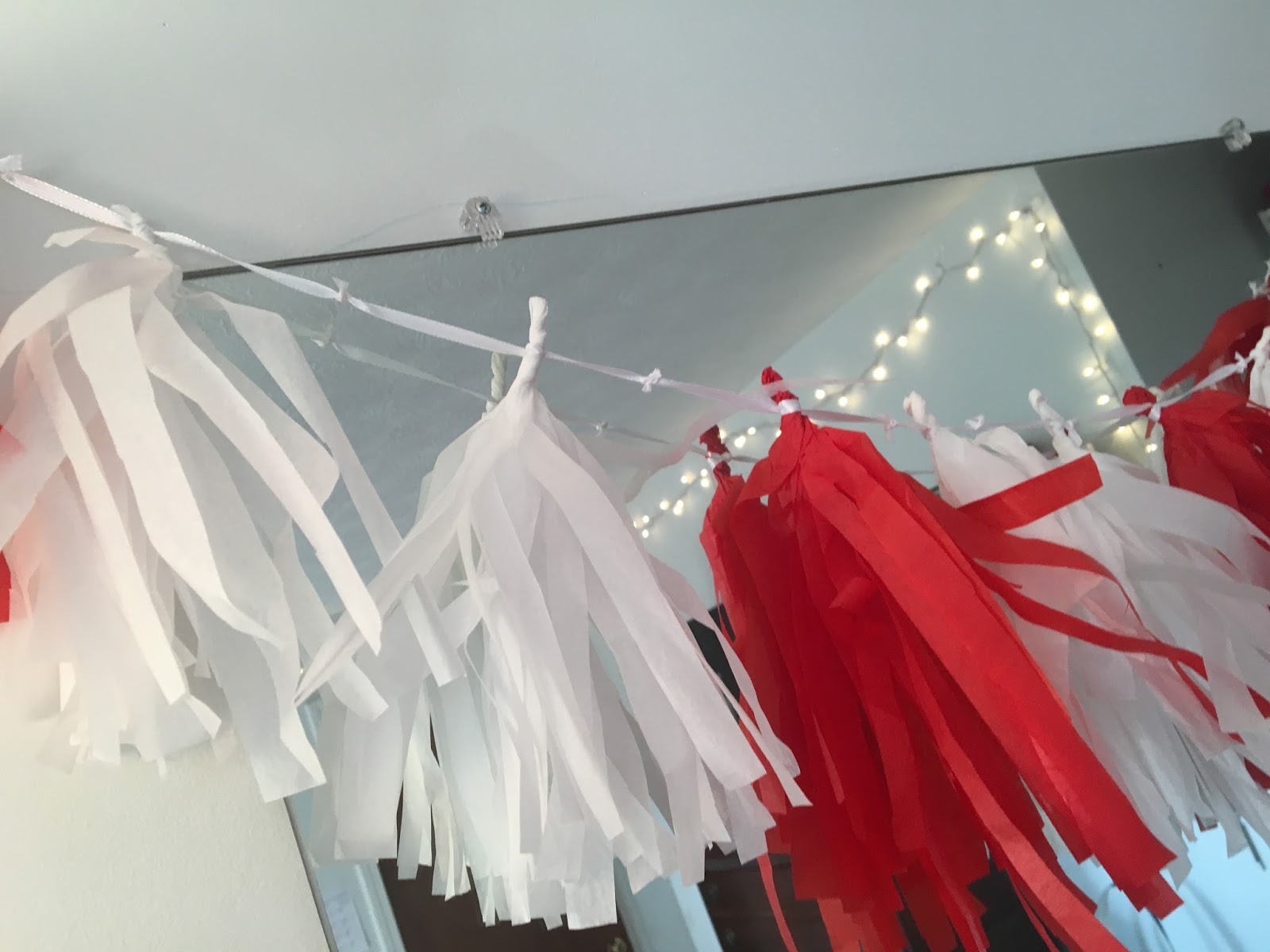 DIY Valentines Day Tassel Garland