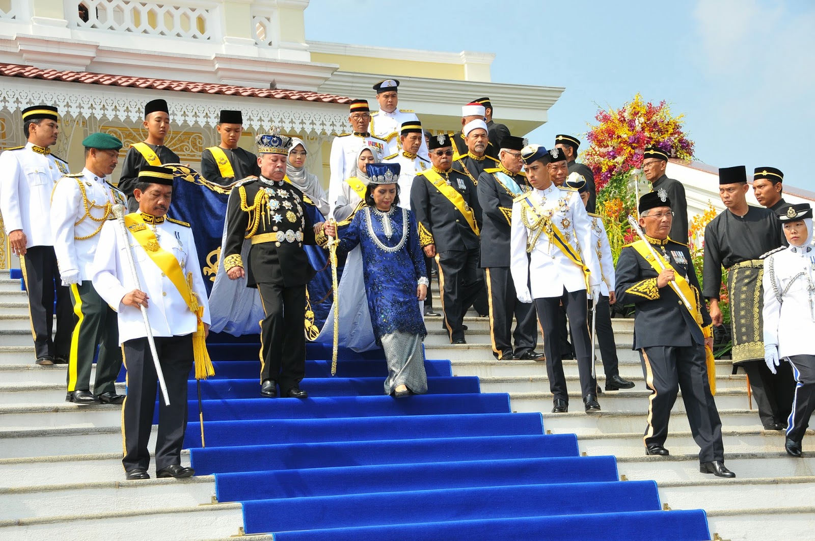 Kee Hua Chee Live!: ARRIVAL OF HIS ROYAL HIGHNESS THE SULTAN OF PAHANG