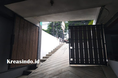 Pintu Besi Kombinasi GRC Pesanan Bu Yudha di Ciawi Bogor Selesai Terpasang