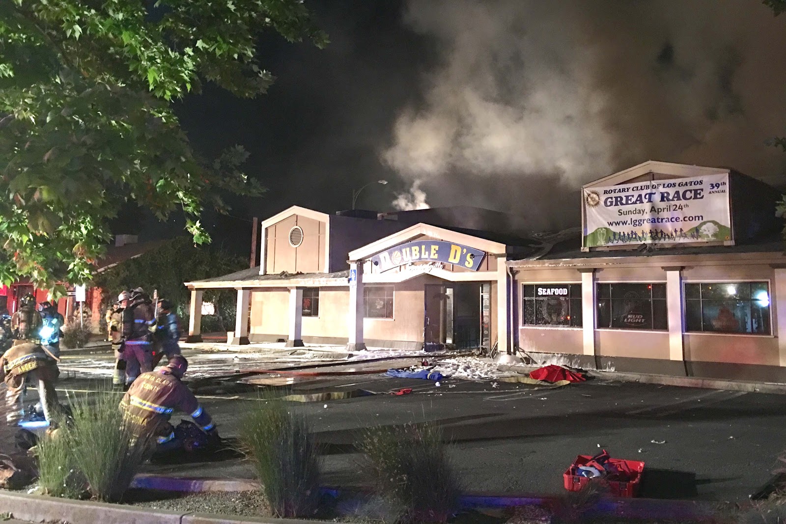 Fire Associates of Santa Clara Valley Fire at Popular Los Gatos Sports