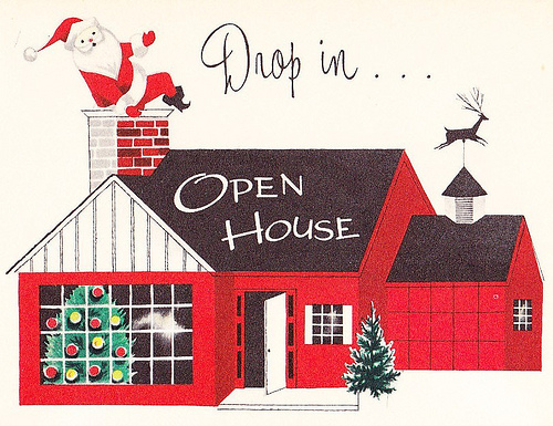 christmas open house clip art free - photo #5