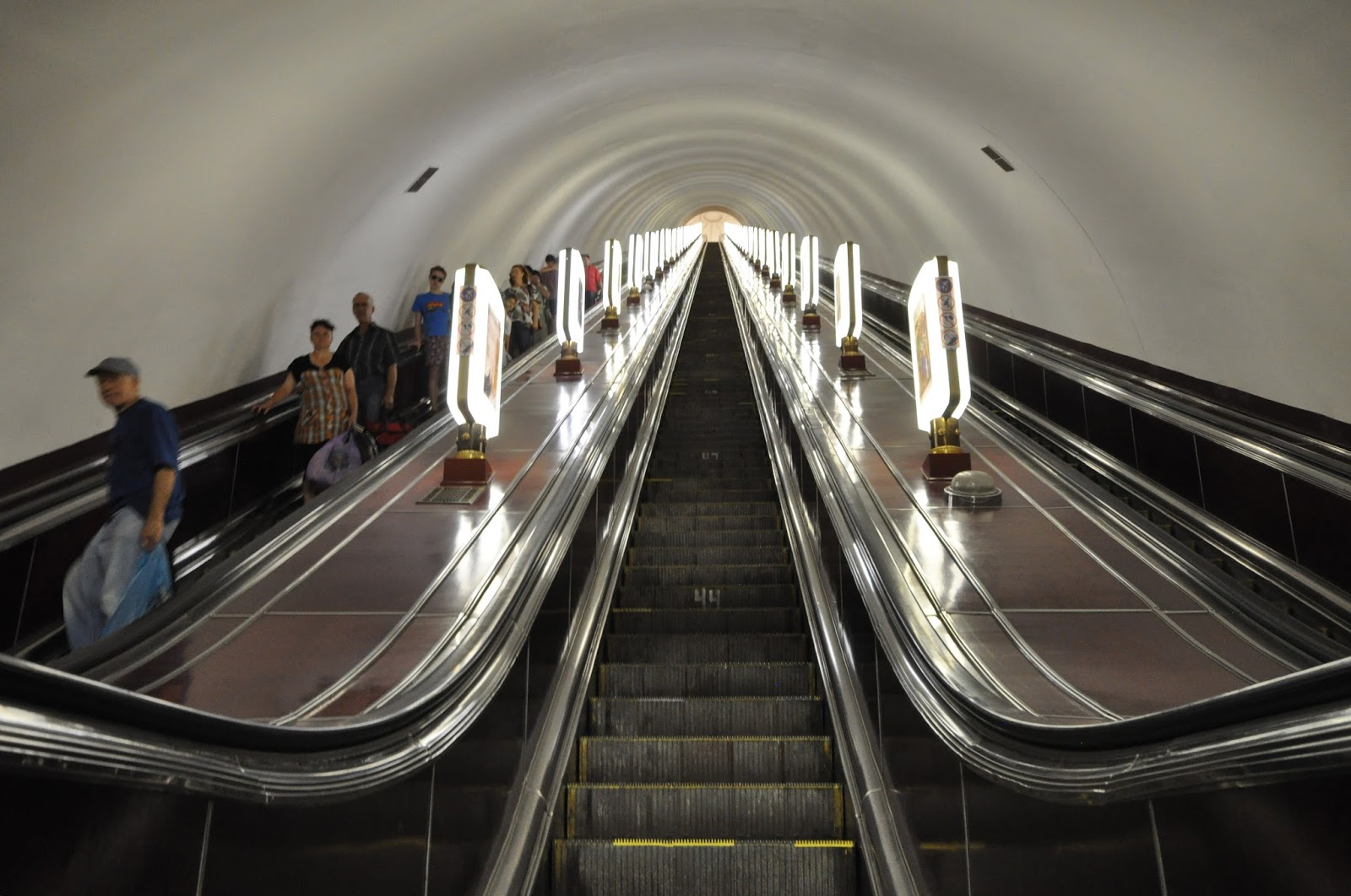 Do not look down the deepest subway station in the world! Creative world