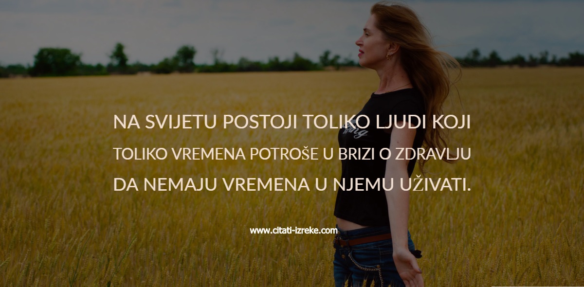 Citati o zdravlju i bolesti sa slikama Citati i Izreke