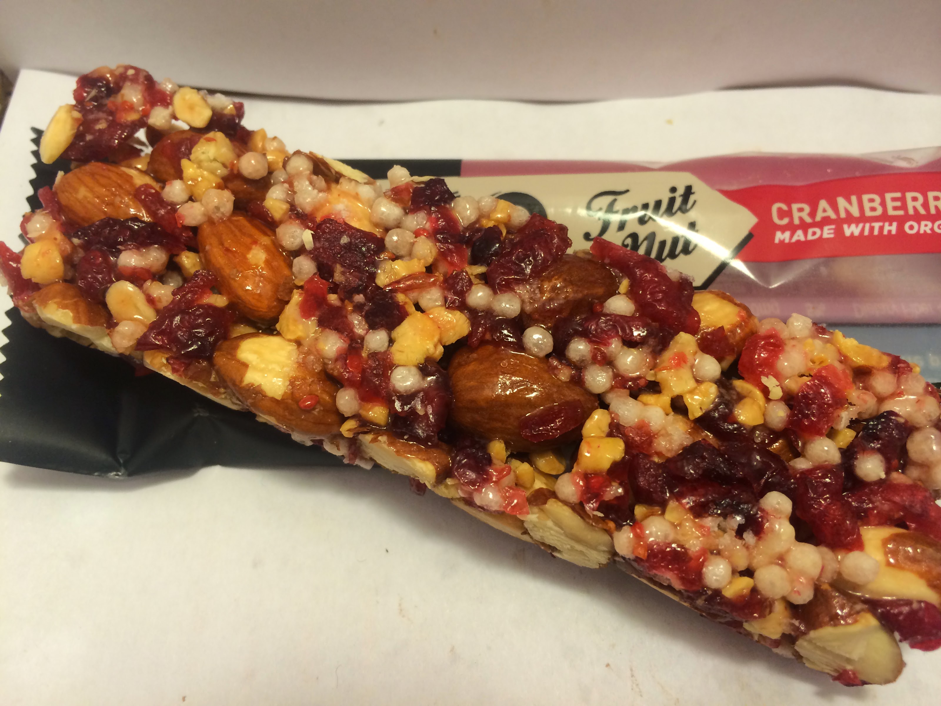 Crazy Food Dude Review CLIF Mojo Cranberry Almond Fruit & Nut Trail