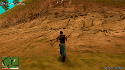 gta sa san mod tactical compass bússola tática pubg bg