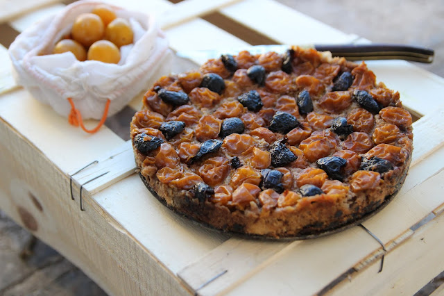 Fougasse façon pudding aux mirabelles et aux olives Fougasse façon pudding aux mirabelles et aux olives
