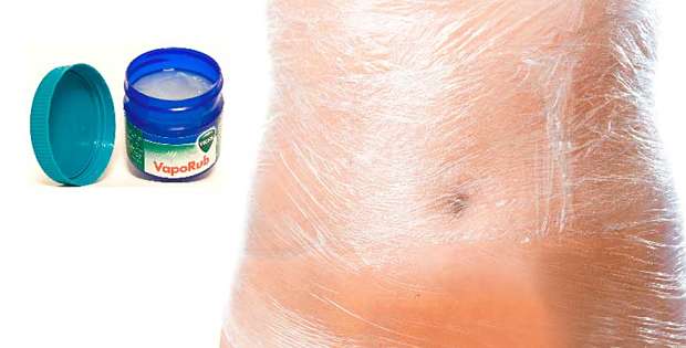 Crema con vick vaporub para adelgazar