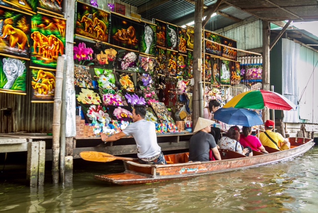 Damnoen Saduak Floating Market, Bangkok