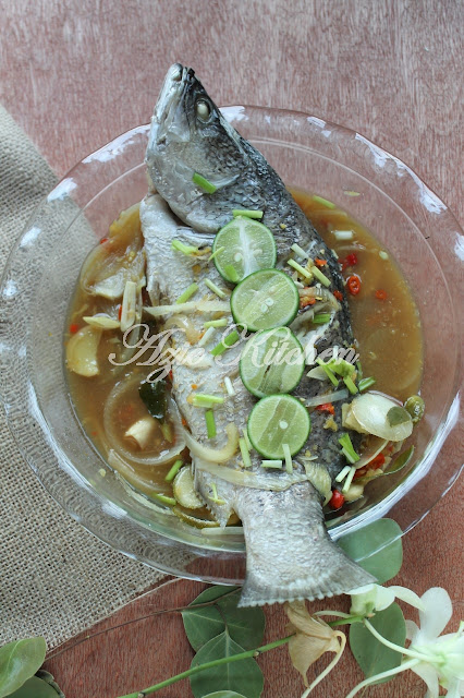 Ikan Siakap Stim Yang Mudah Dan Sedap