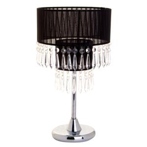 Madame Covet's Style Boutique: Black Crystal Table Lamp