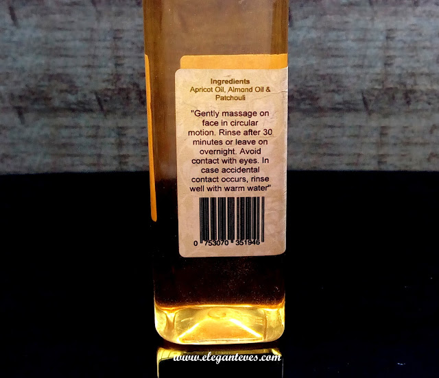 Review of Svayam Natural Apricot Face Serum with Almond Oil and Patchouli