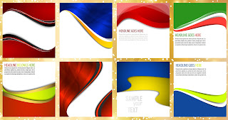 Colored curves Backgrounds New