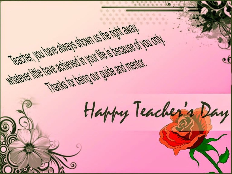 Happy Teachers Day Quotes, Wishes, Messages, Greeting Cards 2017