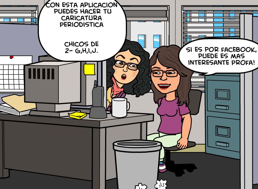 LITERATURA E.S.T.113. Aplicación para la caricatura