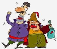 Chistes de borrachos - Borrachos en el cementerio. Chiste de borrachos