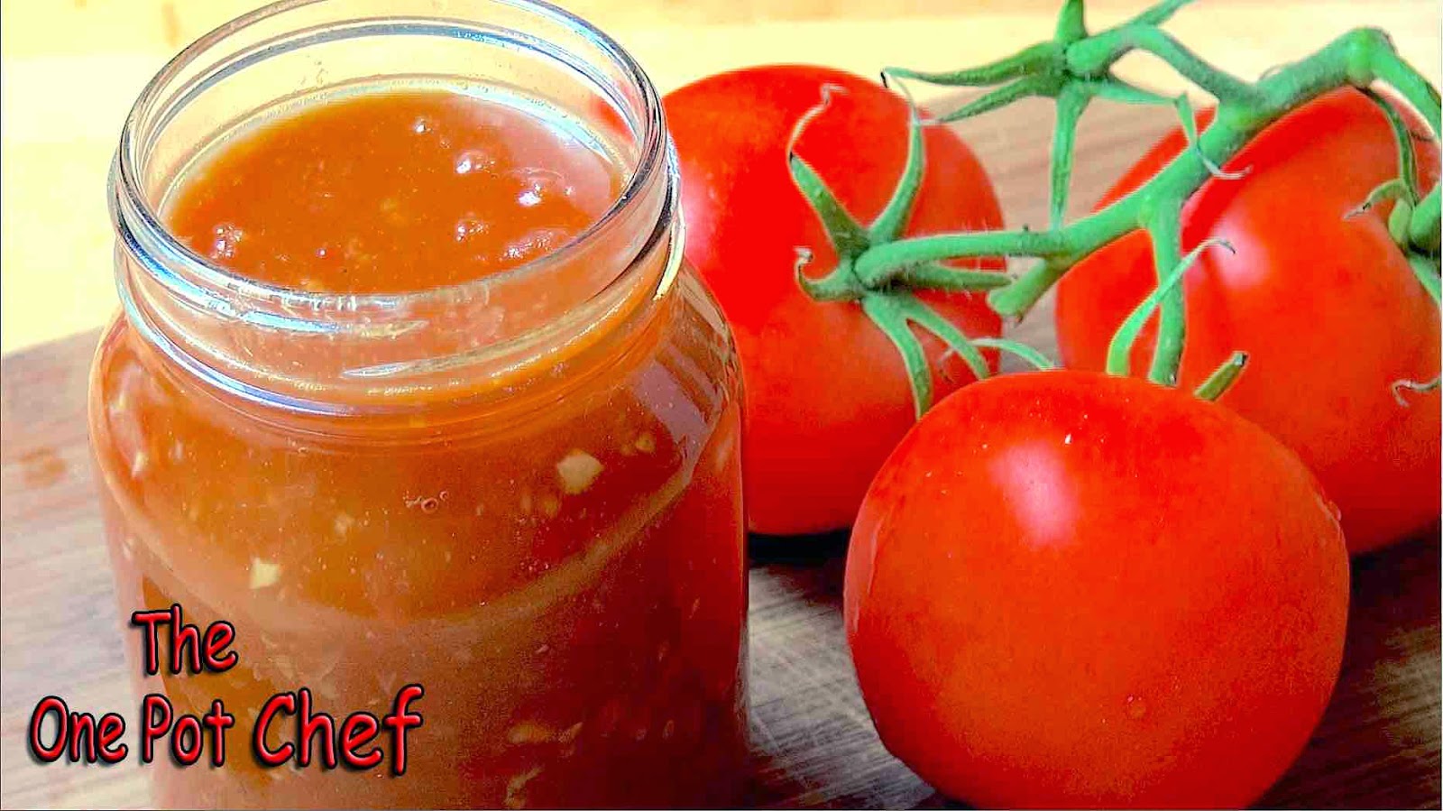 The One Pot Chef Show Tomato Chilli Jam RECIPE