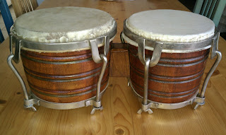 Candid Requena bongo restored by Tony Stearn - on the rumba blog tony's conga adventures