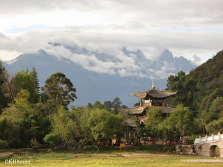 Jade Dragon Snow Mountain from Lijiang Jade Dragon Snow Mountain from Lijiang