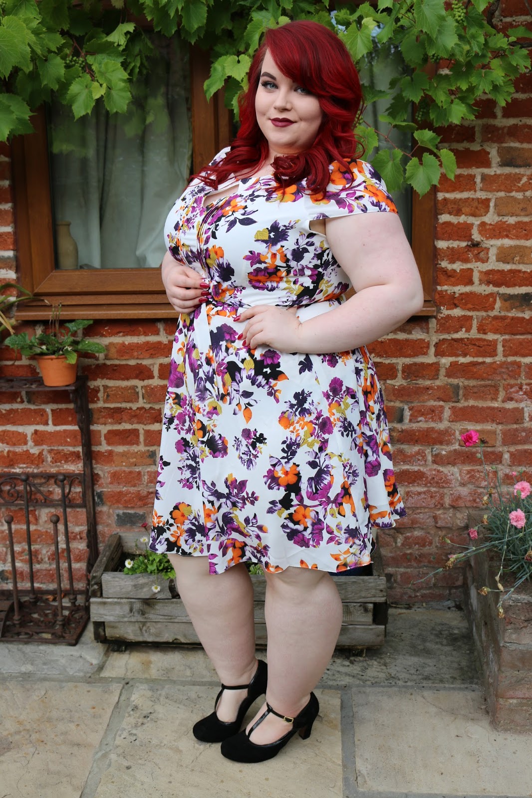 Curvissa Floral Summer Tea Dress - She Might Be Loved