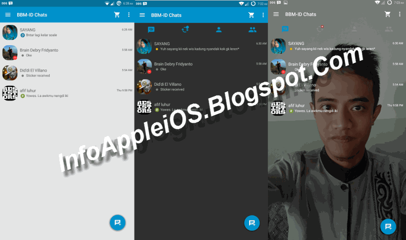 Android xda: BBM Mod Transparent APK (New And Complete 