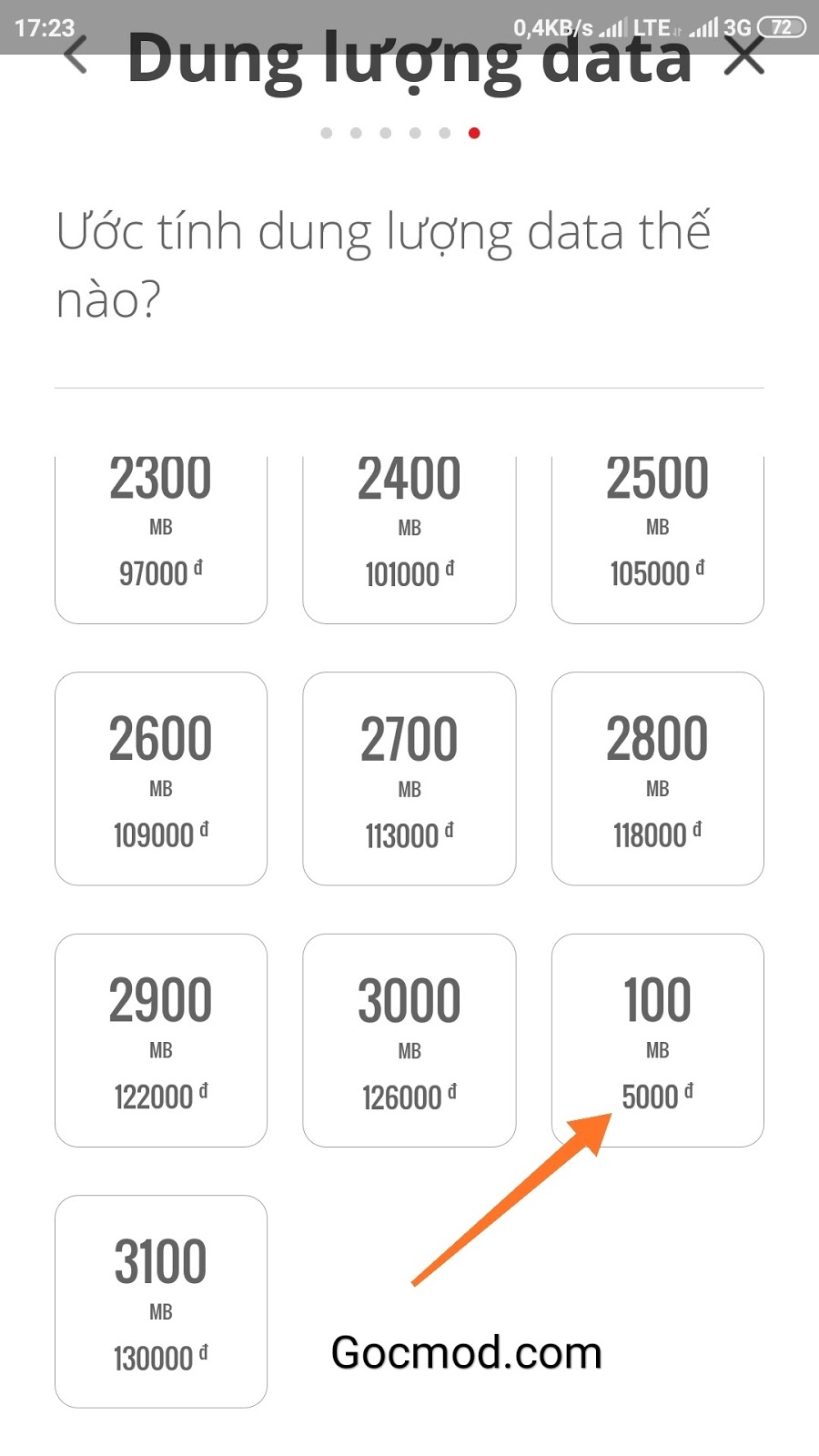 Hướng dẫn đăng ký gói 5000d max dung lượng Mobi Hướng dẫn đăng ký gói 5000d max dung lượng Mobi