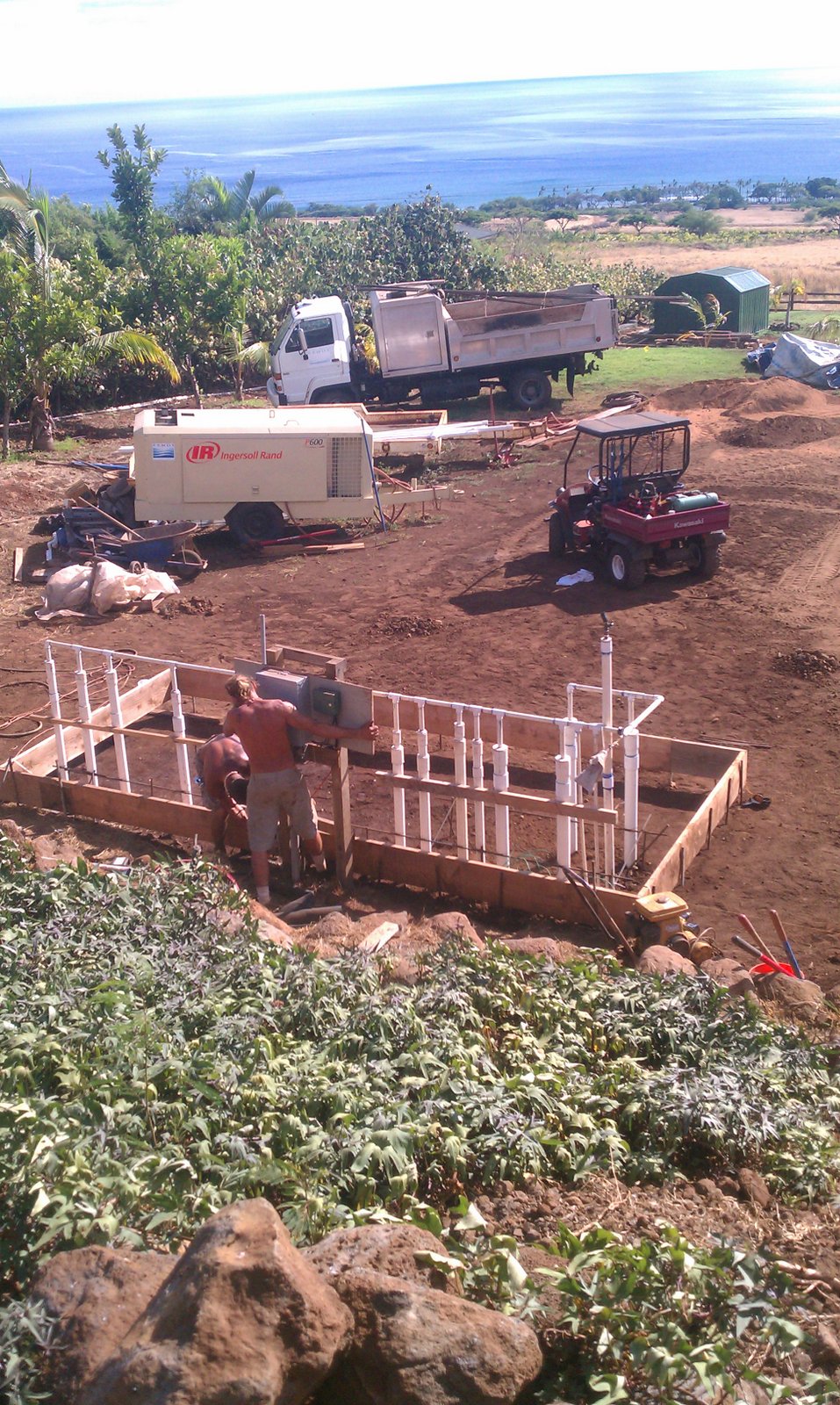 West Maui Estate: Layout for pool pump house
