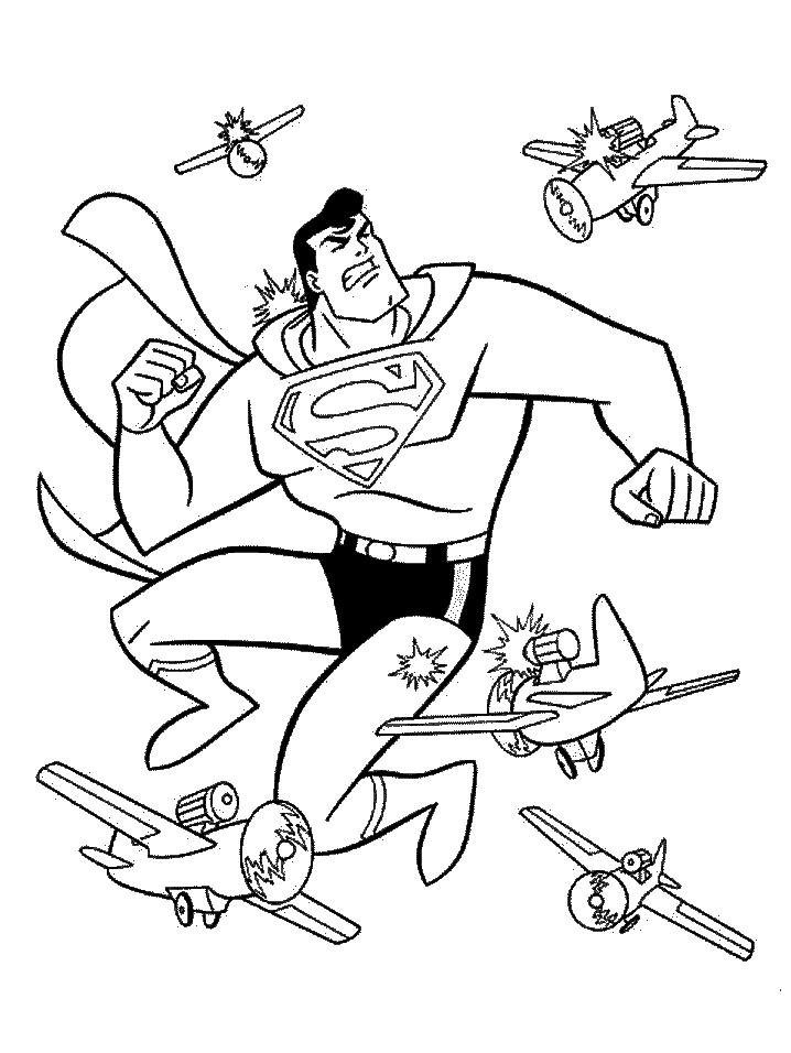 Superman Coloring pages ~ Free Printable Coloring Pages ...