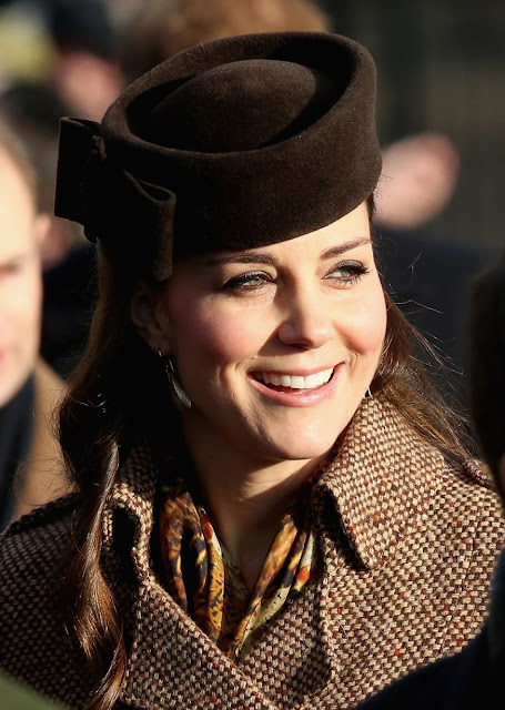 Catherine, Duchess of Cambridge attends Christmas Day Service