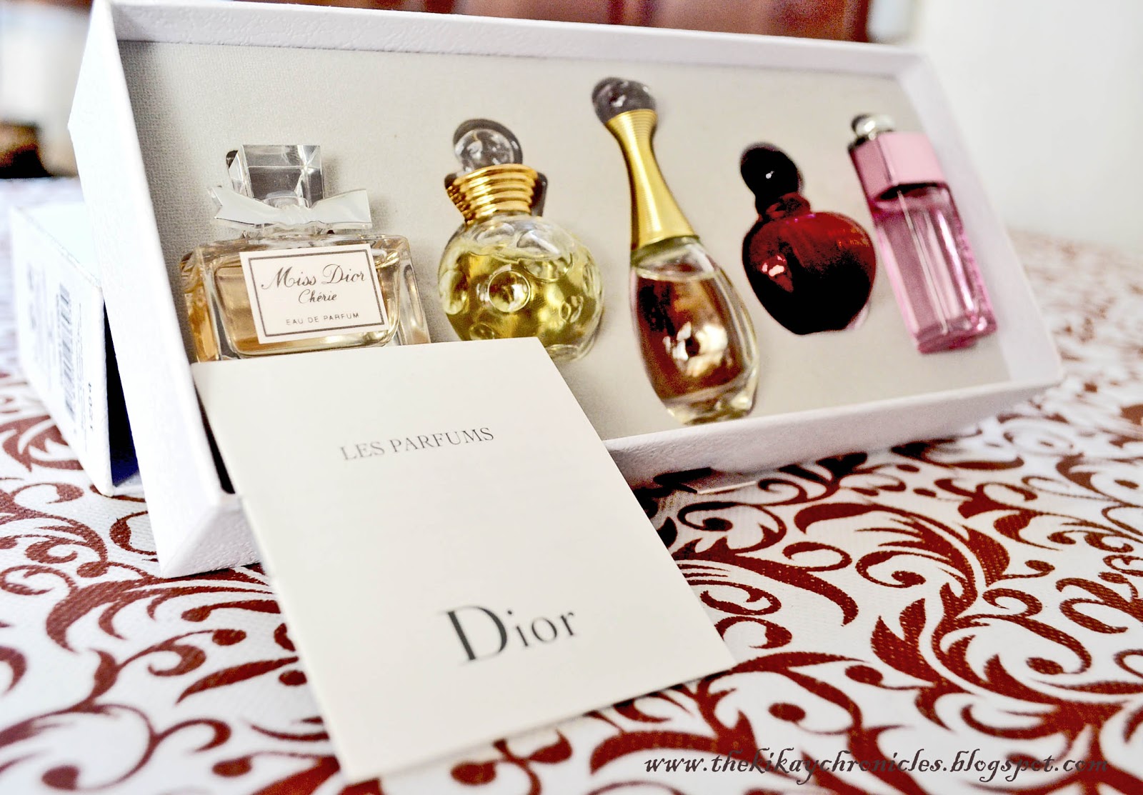 christian dior mini perfume set
