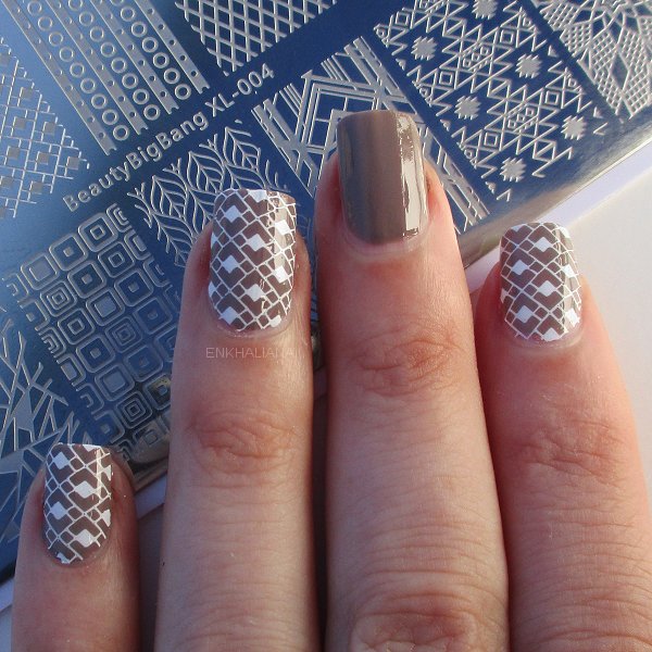 Geometry Series Rectangle Nail Stamping Plate Nail Art Tool BBBXL-004