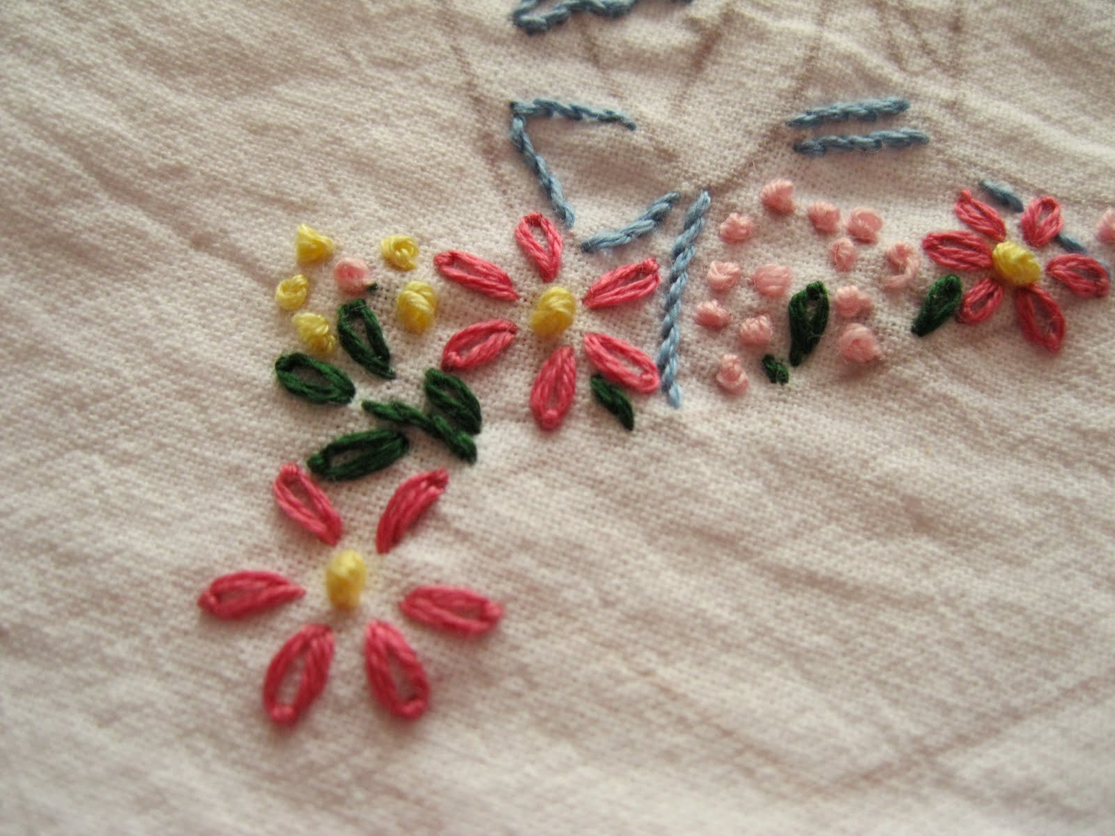 Apron History Lazy Daisy Stitch