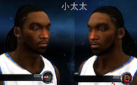 NBA 2K12 Kenneth Faried of Denver Nuggets Cyber face Patch