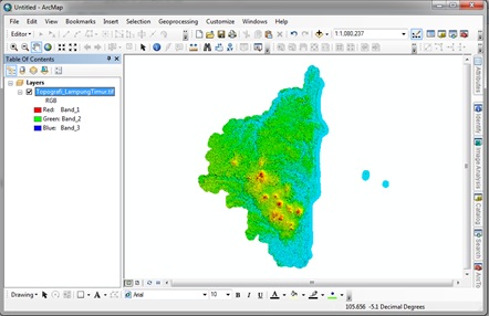 Cara Merubah Sistem Proyeksi Atau Sistem Koordinat Data Raster Di Arcgis