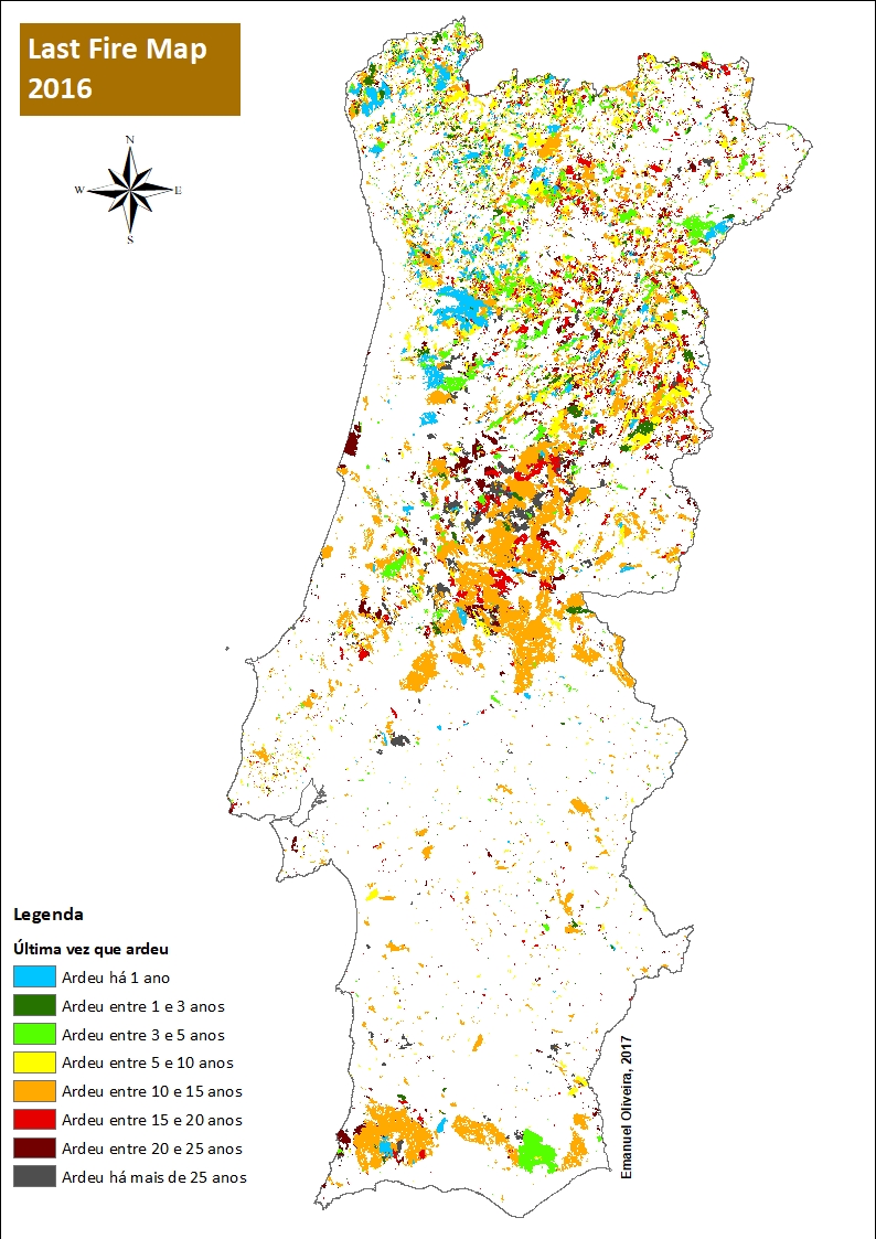 Mapa dos Incêndios em Portugal e na Europa