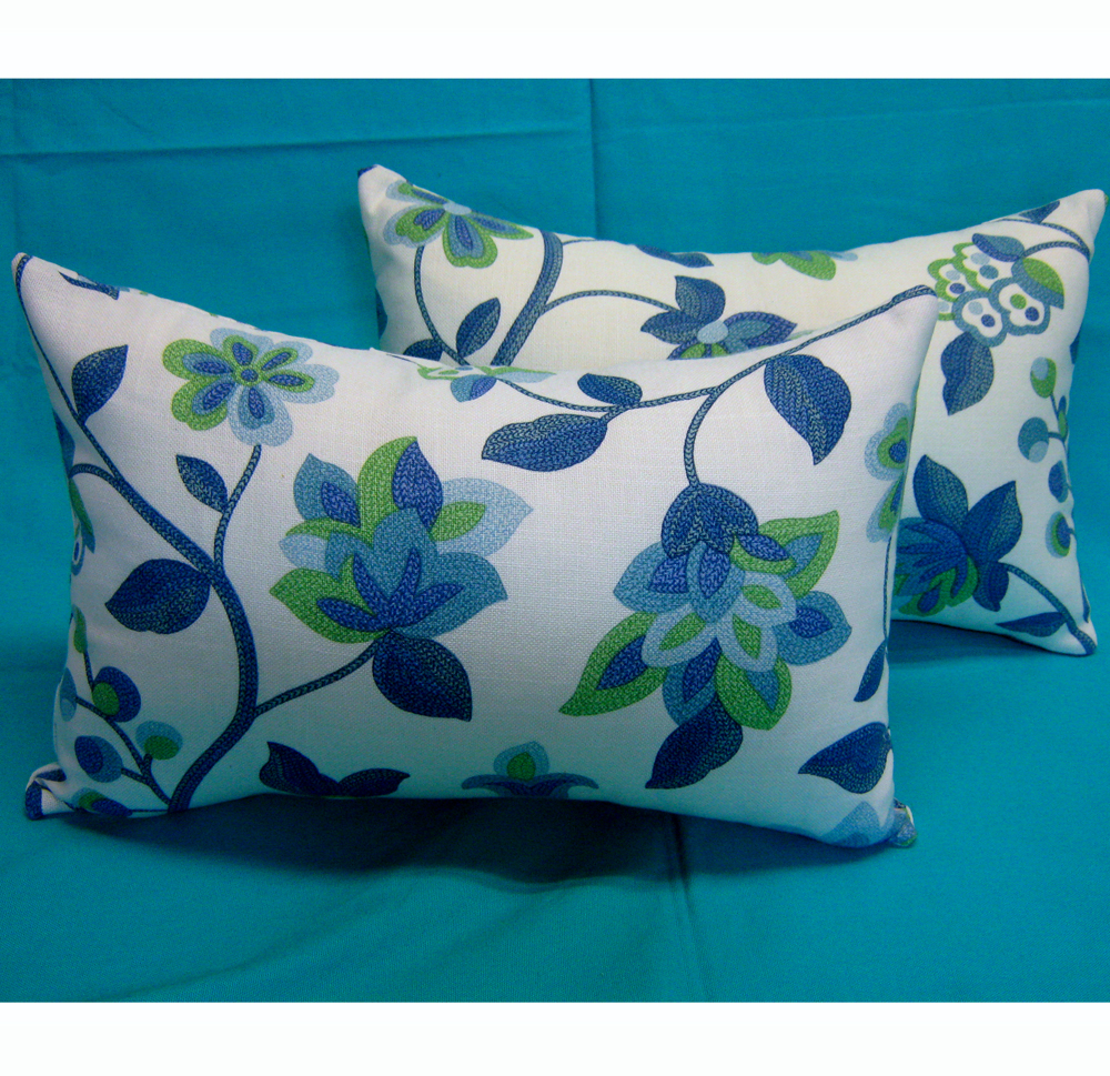 Textile and Decor Decorative pillows from Waverly screen printed cotton