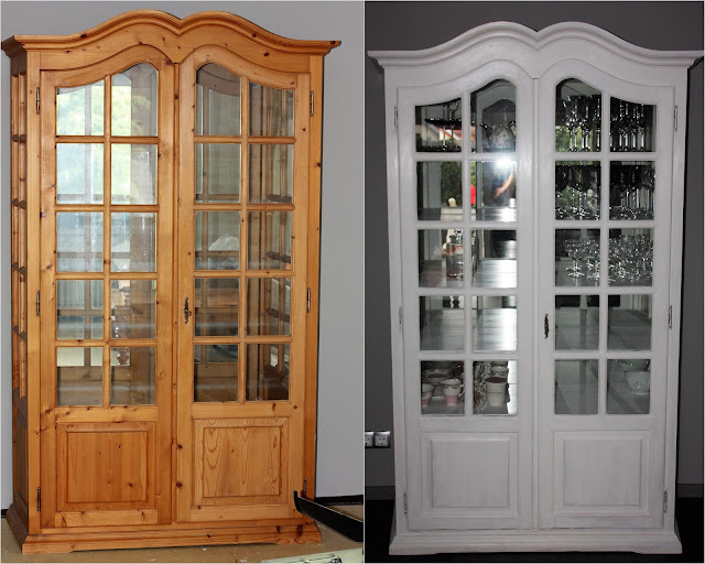 Landhaus Style, lifestyle, Schrank mit Kreidefarbe streichen, Shabby Chic, Upcycling,