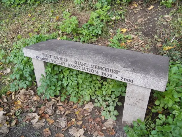 Walk the River Dodder in Dublin - memorial bench