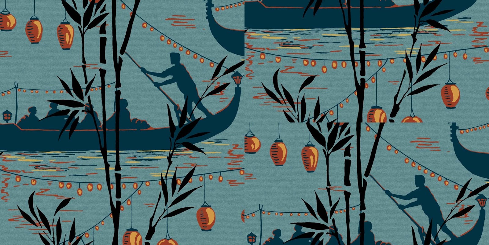 Fiorito Interior Design: Gondola Wallpaper by Cole & Son