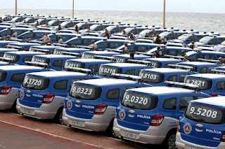 Governo entrega 118 viaturas para renovação da frota da PM Governo entrega 118 viaturas para renovação da frota da PM
