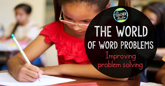 Teaching students how to solve word problems is one of our most important math job! Problem solving strategies are key as well as finding differentiated, just right problems that are engaging and have real-world situations. Check out these problem solving tips! third grade math, fourth grade math, fifth grade math, problem solving, word problems, problem solving strategies, word problem printables, word problem worksheets